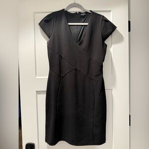 Express Black Midi Dress
